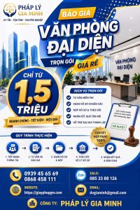 chi phí mở phòng đại diện tại đồng tháp