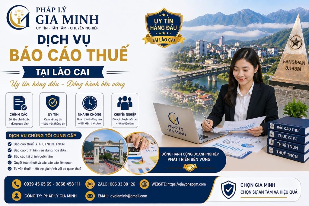 dịch vụ báo cáo thuế tại lào cai