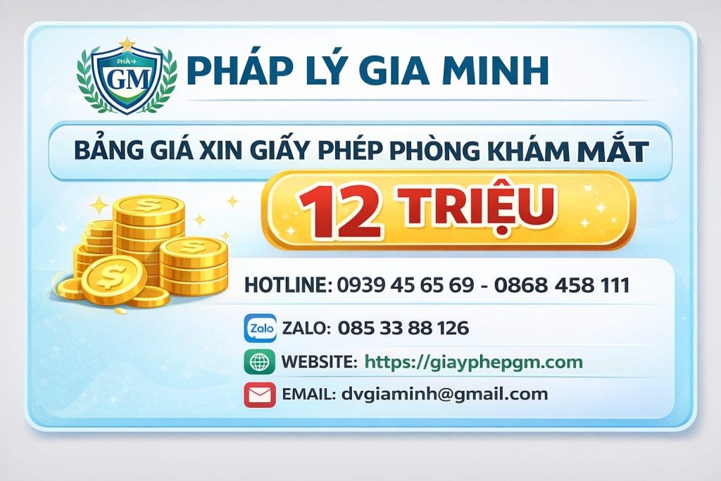 dịch vụ hoàn tất hồ sơ phòng khám mắt tại lào cai