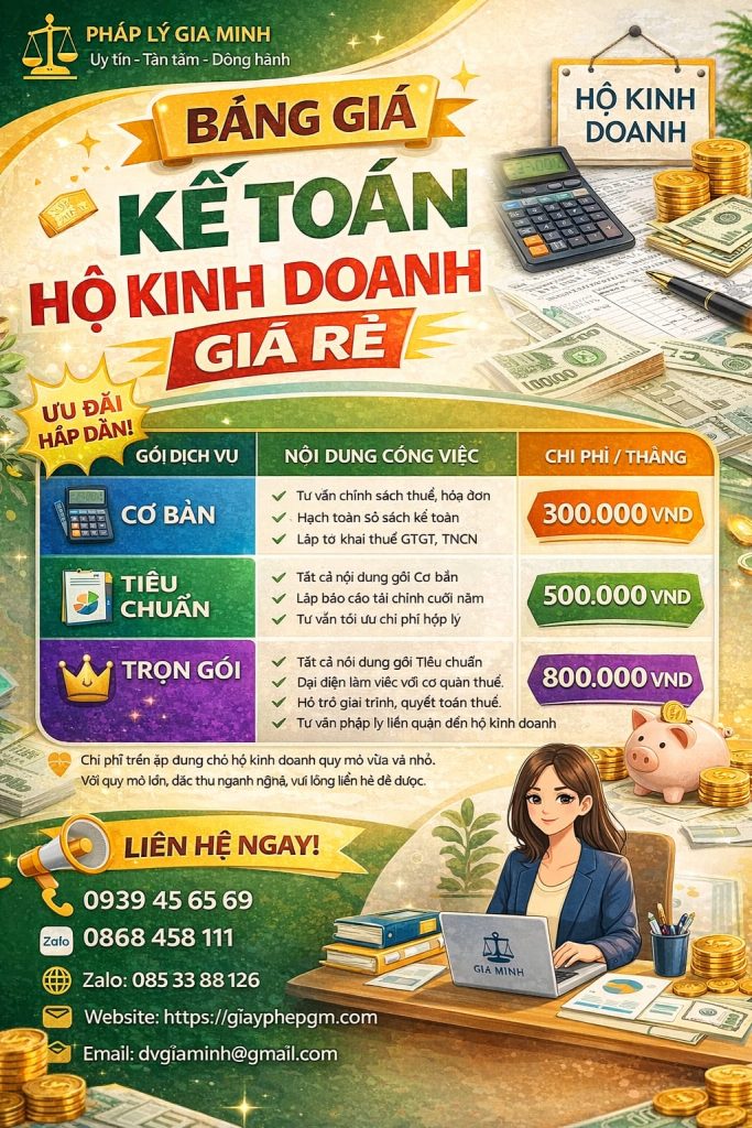 dịch vụ kế toán hộ kinh doanh tại lai châu