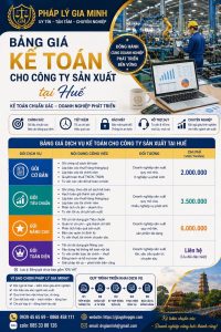 dịch vụ kế toán làm lại sổ sách tại huế
