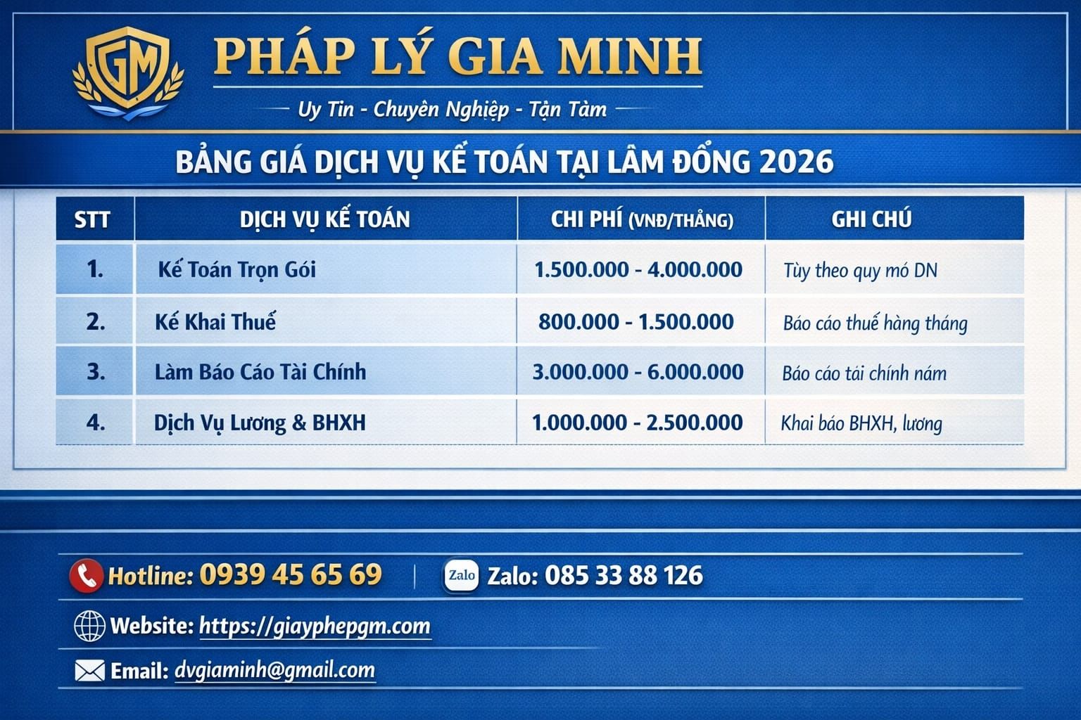 dịch vụ kế toán tại lâm đồng cho doanh nghiệp vận tải