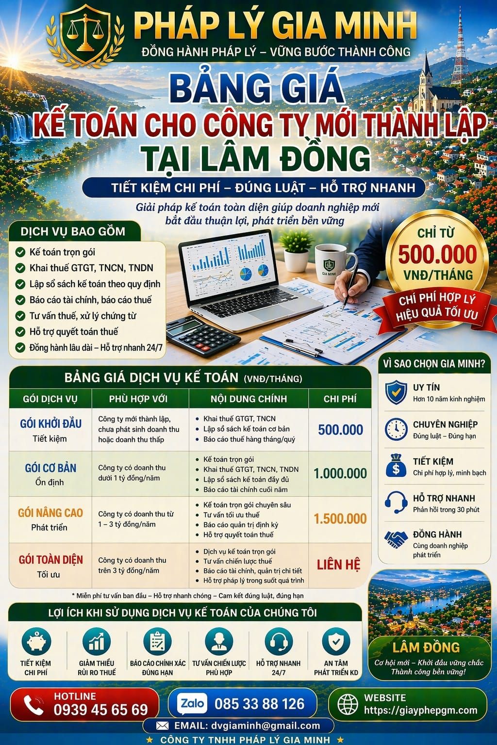 dịch vụ kế toán tại lâm đồng cho quán cà phê nhà hàng