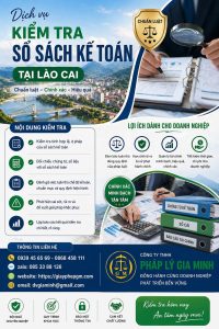 dịch vụ kiểm tra sổ sách kế toán tại lào cai