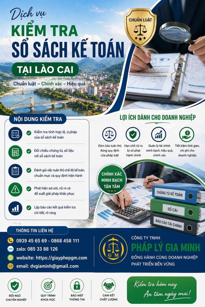 dịch vụ kiểm tra sổ sách kế toán tại lào cai