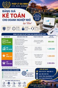 dịch vụ làm sổ sách kế toán tại huế