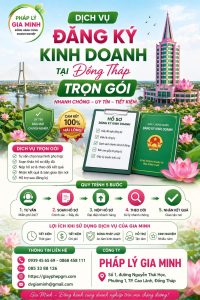 dịch vụ thành lập doanh nghiệp đồng tháp