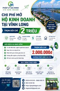 dịch vụ thành lập hộ kinh doanh tại vĩnh long