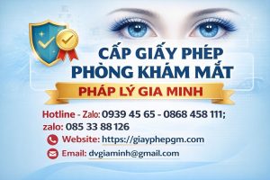 dịch vụ xin phép phòng khám mắt uy tín tại nghệ an