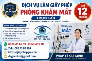 điều kiện thành lập phòng khám mắt tại quảng ninh
