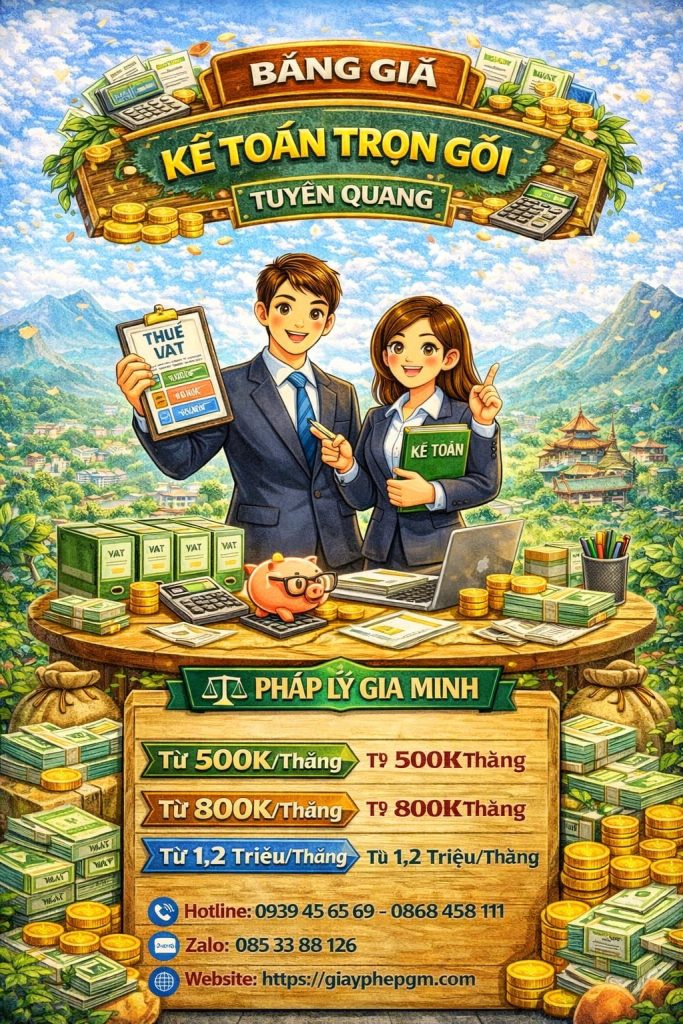 kế toán dịch vụ logistics tại tuyên quang