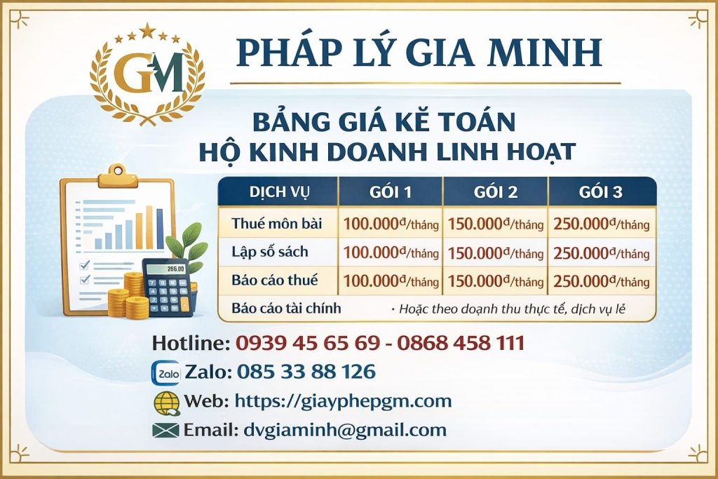 kế toán hộ kinh doanh tại thái nguyên
