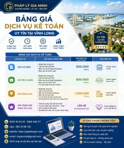kế toán thuế vĩnh long trọn gói