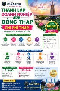 thành lập công ty sản xuất tại đồng tháp