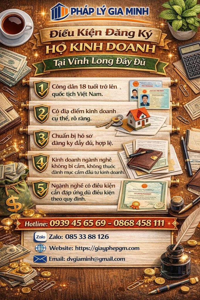 thành lập hộ kinh doanh mỹ phẩm tại vĩnh long