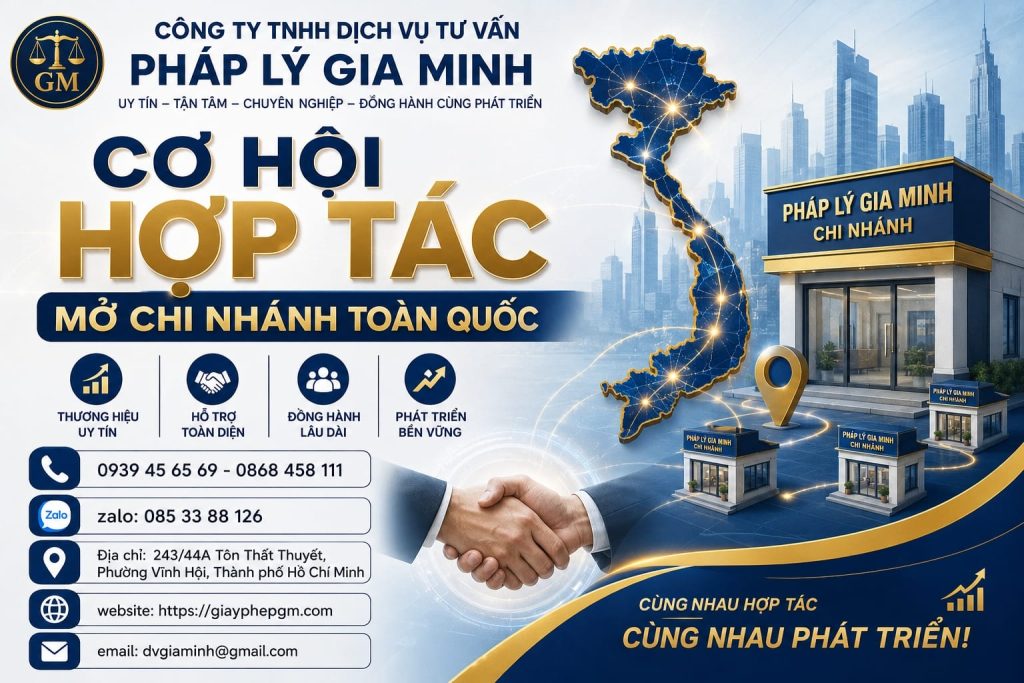 Cơ hội hợp tác mở chi nhánh toàn quốc