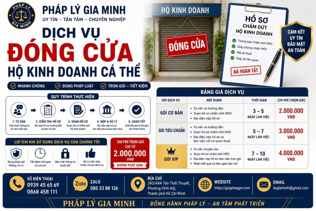 Dịch vụ giải thể công ty thực phẩm tại Đồng Tháp