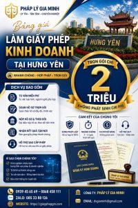 Dịch vụ thành lập hộ kinh doanh tại Hưng Yên