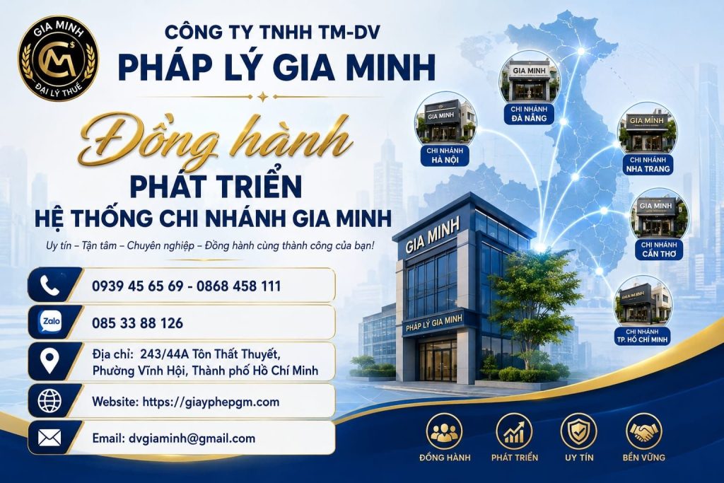 Đồng hành phát triển hệ thống chi nhánh Gia Minh