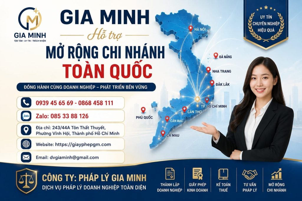 Gia Minh hỗ trợ mở rộng chi nhánh toàn quốc