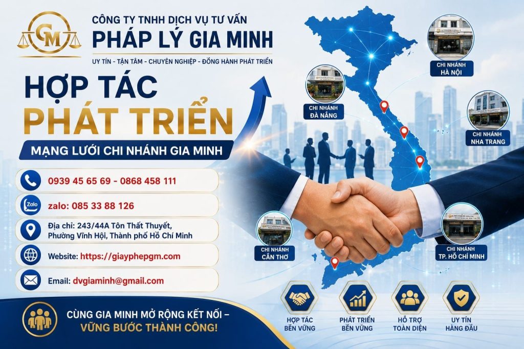 Hợp tác phát triển mạng lưới chi nhánh Gia Minh