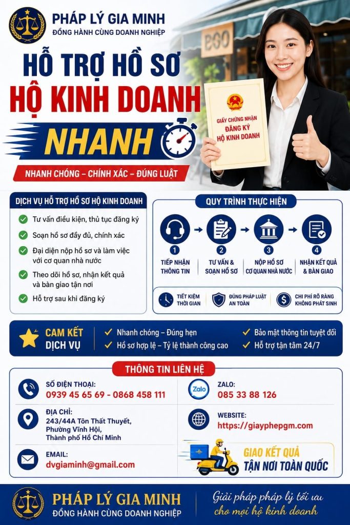 Thành lập hộ kinh doanh trà sữa tại TPHCM
