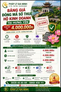 Thủ tục giải thể hộ kinh doanh tại Hưng Yên