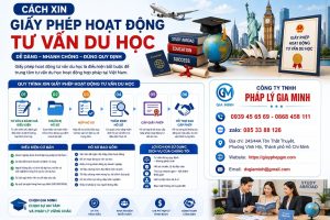 Xin giấy phép hoạt động tư vấn du học tại Long An