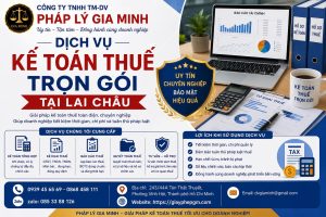 Dịch vụ kế toán thuế trọn gói tại Lai Châu