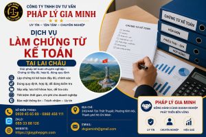 Dịch vụ làm chứng từ kế toán tại Lai Châu