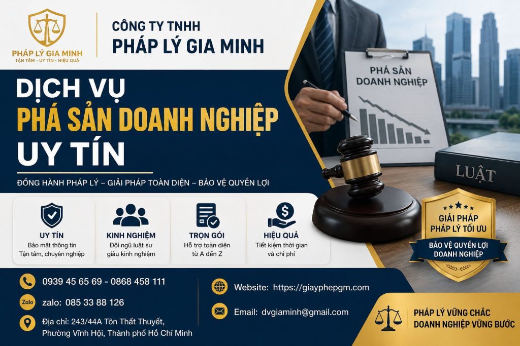 Dịch Vụ Phá Sản Doanh Nghiệp Uy Tín