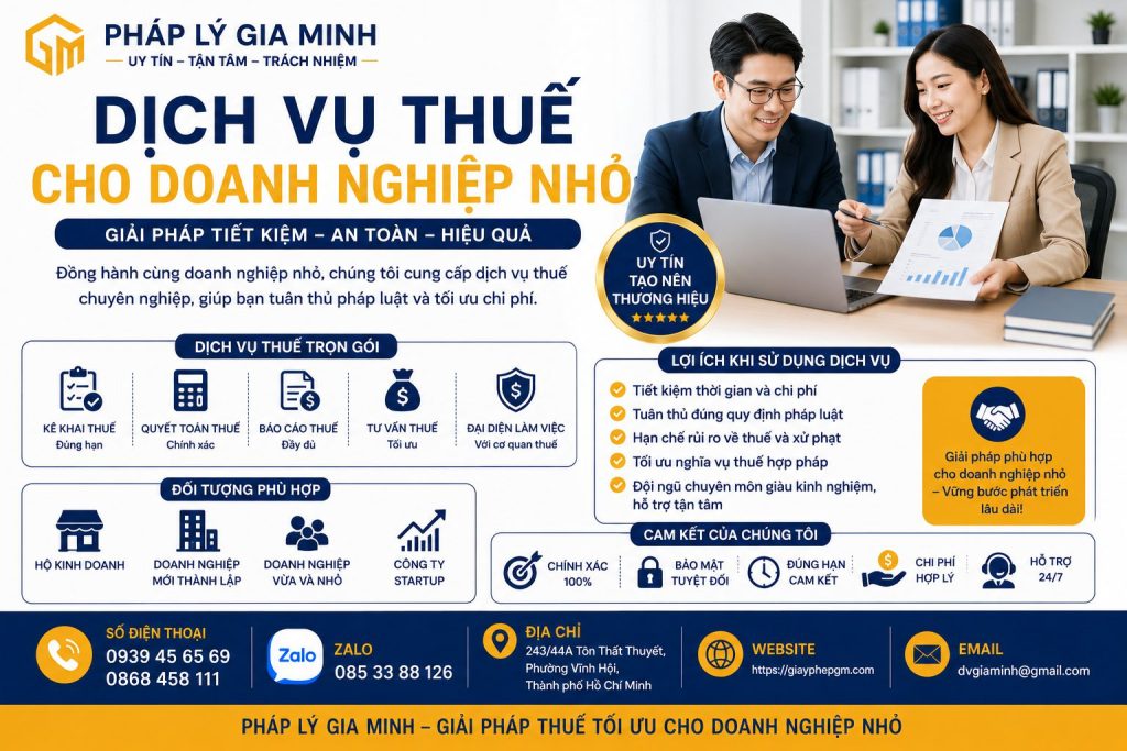 Dịch vụ thuế cho doanh nghiệp nhỏ