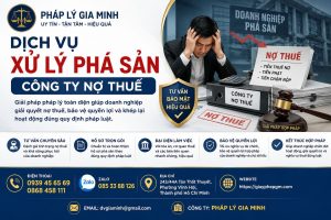 Dich vụ xử lý phá sản công ty nợ thuế