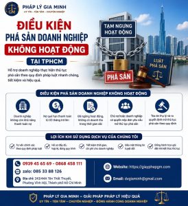 Điều Kiện Phá Sản Doanh Nghiệp Không Hoạt Động Tại TPHCM