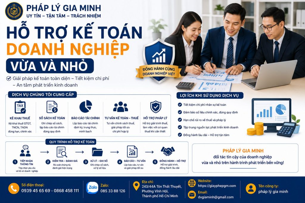 Hỗ trợ kế toán doanh nghiệp vừa và nhỏ