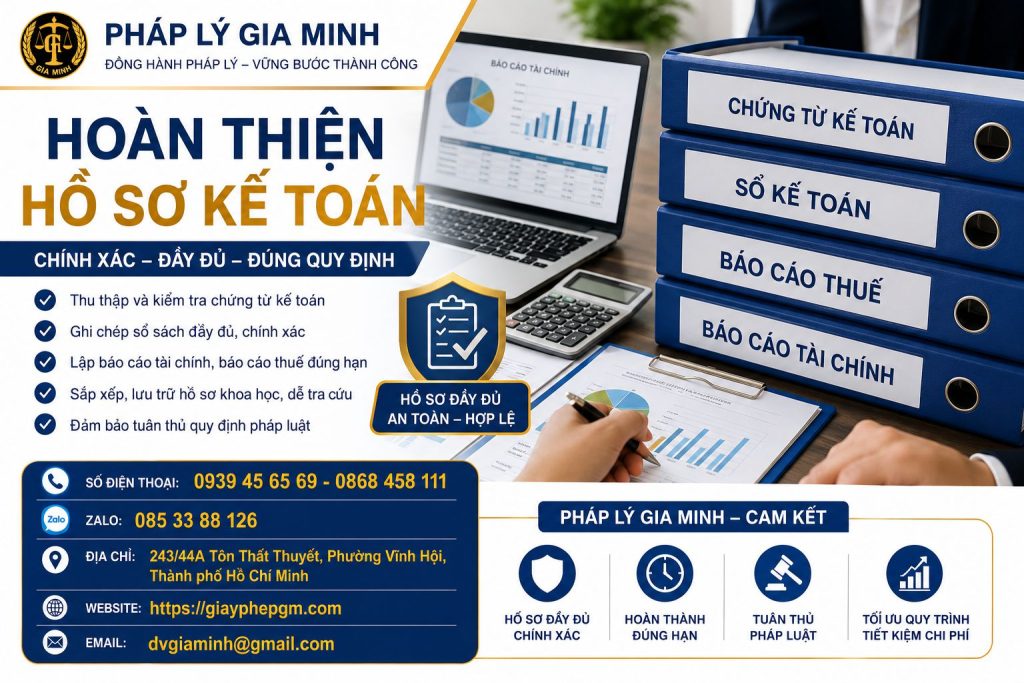 Hoàn thiện hồ sơ kế toán