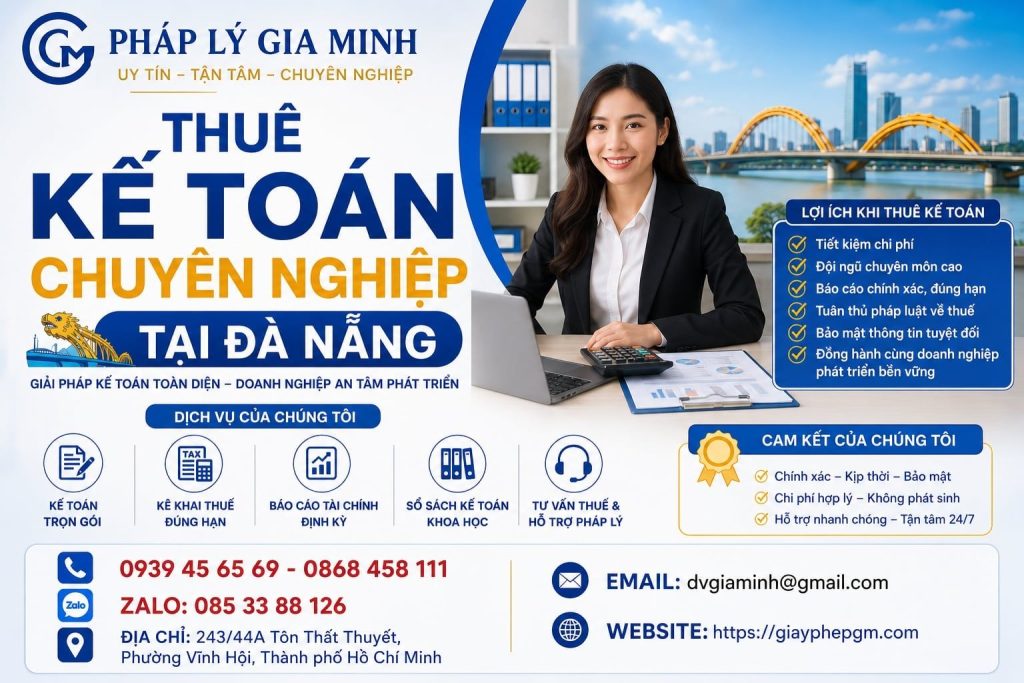 Thuê kế toán chuyên nghiệp tại Đà Nẵng