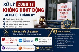 Xử Lý Công Ty Không Hoạt Động Tại Địa Chỉ Đăng Ký