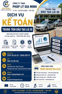 Dịch Vụ Kế Toán Trung Tâm Đào Tạo Lái Xe