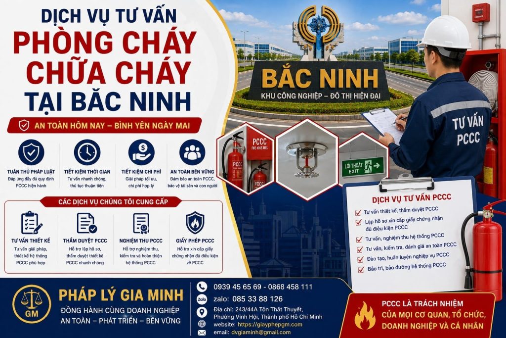 Dịch vụ tư vấn phòng cháy chữa cháy tại Bắc Ninh