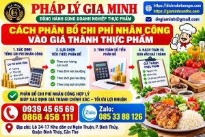 Cách phân bổ chi phí nhân công vào giá thành thực phẩm
