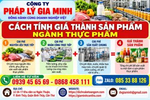 Cách tính giá thành sản phẩm ngành thực phẩm