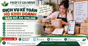 Dịch vụ kế toán hộ kinh doanh bán đồ ăn online