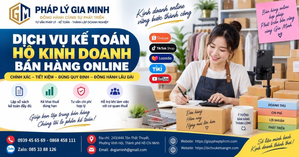 Dịch vụ kế toán hộ kinh doanh bán hàng online chuyên nghiệp, đúng quy định 1 Dịch vụ kế toán hộ kinh doanh bán hàng online
