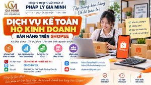 Dịch vụ kế toán hộ kinh doanh bán hàng trên Shopee