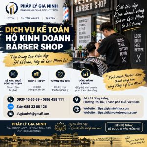 Dịch vụ kế toán hộ kinh doanh barber shop