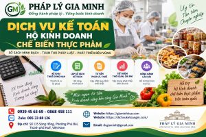 Dịch vụ kế toán hộ kinh doanh chế biến thực phẩm