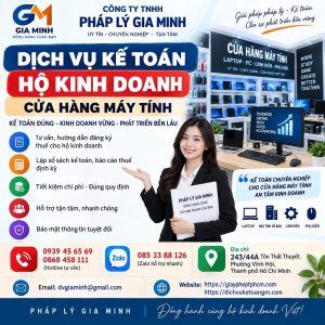 Dịch vụ kế toán hộ kinh doanh cửa hàng máy tính