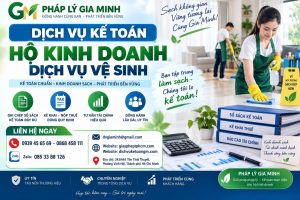 Dịch vụ kế toán hộ kinh doanh dịch vụ vệ sinh