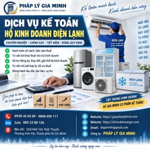 Dịch vụ kế toán hộ kinh doanh điện lạnh